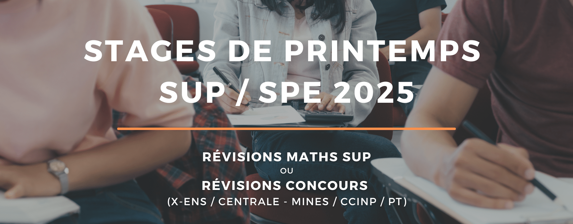 stages maths sup et concours 2025